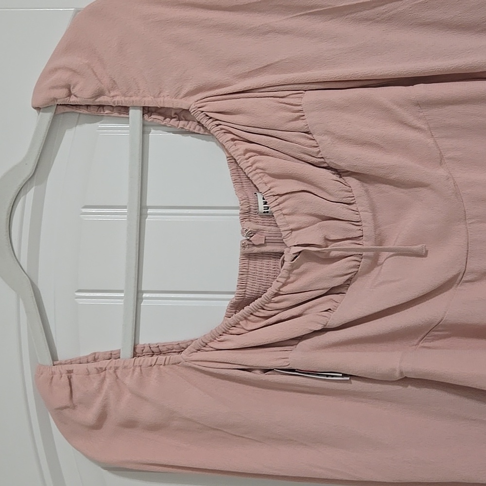 Aritzia Sunday Best Delilah dress in mauve pink Sz S NWT - Picture 4 of 9